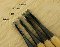 NEW 0.6-1.4cm V Type Tap Exposedness Triangle Chisel Woodworking Chisels Woodcut Knife FOR Carving Blank Tools