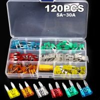 Fuse Small Blade Truck Fuse Safety Car Blade Car Accessory Kit  120Pcs Motorcycle Assortment Auto Fuse Fuses  Accessories