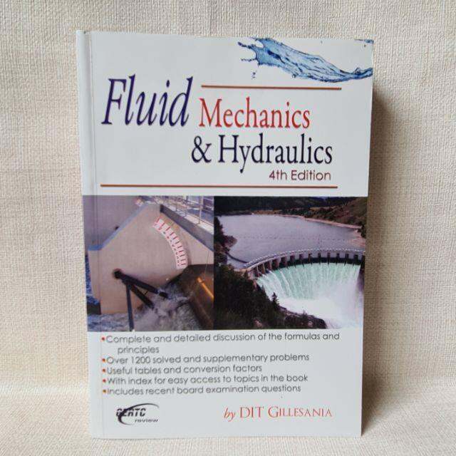 book (Authentic)Fluid Mechanics Hydraulics 4th edition By;Gillesania