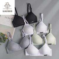 UAZGEO ระบายอากาศได้ดี ไร้รอยต่อ ดันขึ้น ไม่มีกระดูก ลึก V bralettes สปอร์ตบรา เสื้อโยคะออกกำลังกาย เสื้อครอปผู้หญิง