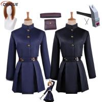 Anime Jujutsu Kaisen Kugisaki Nobara Cosplay Costume Wig Hammer Women Suit Outfit Uniform With Bag Belt