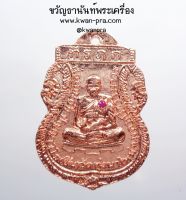 หลวงปู่อิ่ม วัดทุ่งนาใหม่ นครศรีธรรมราช เหรียญ รุ่น เทวดาเมืองพิปูน ฝังพลอยเสก (KP3723)