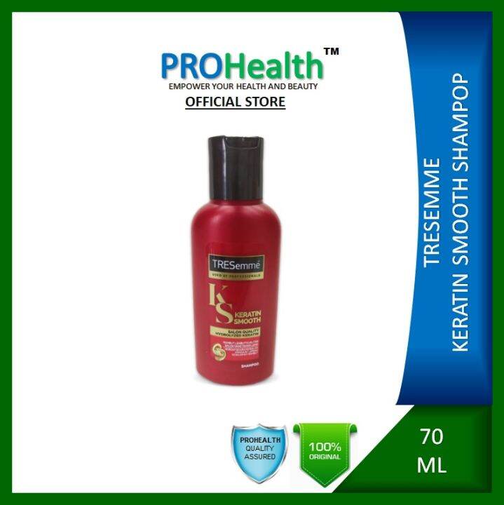 Tresemme Keratin Smooth Shampoo 70ML EXPIRY09/2024 Lazada