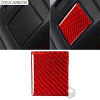 Red Carbon Fiber Handbrake Panel Storag Box Trim Cover Car Accessories Decoration Sticker For Benz B Class W245 2005-2011