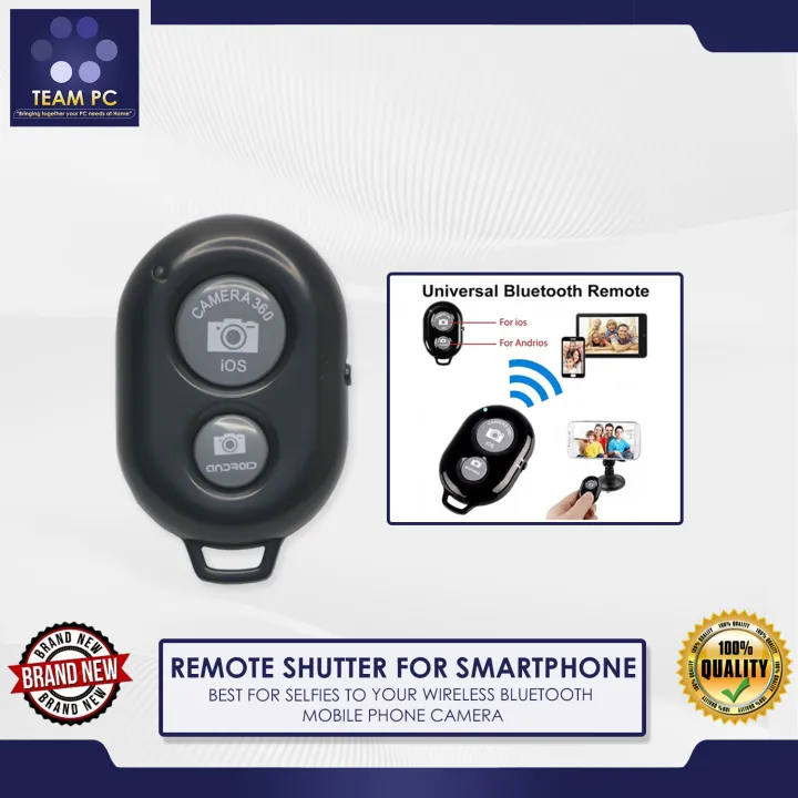 REMOTE SHUTTER FOR SMARTPHONE, BEST FOR SELFIES TO YOUR WIRELESS