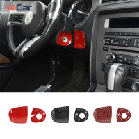 ABS Car Engine Start Stop Ignition Decoration Ring Cover Stickers Key Jack Decor For Ford Mustang 2010-2014 Car Accessories