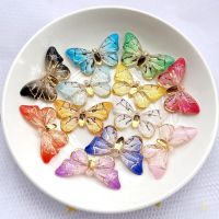 10PCS Butterfly Resin Charms Animal Drop Pendants Charms for Keychain Bracelet Jewelry Making Supplies Diy Hair Jewelry Flatback