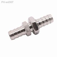 304 Stainless Steel Bulkhead Hosetail Pipe Fitting 3 4 6 8 10 12 13 14 16 20mm Hose Barb Connector Water Gas Fuel Panel Install