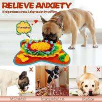 Snuffle Mat for Dogs Treats Feeding Mat for SmallMedium Breed Dogs Non-SlipPortableDurable Interactive Dog Puzzle Toys