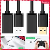 SHANXEN 2ชิ้นตัวผู้ไปทีเสียบยูเอสบียูเอสบีสายเคเบิลข้อมูลยาว3.0 Adpter Cord USB ความเร็วสูง2.0สายเคเบิลข้อมูลสายชาร์จสำหรับคอมพิวเตอร์