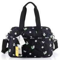 LeSportsac guinness confirmed 2022 new fashionable canvas waterproof mobile inclined shoulder bag 3356 large capacity one shoulder