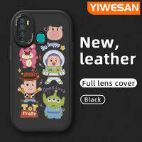 YIWESAN เคสสำหรับ Infinix ขายดี9 Pro X655C ร้อน9 Play X680การ์ตูนตุ๊กตานักบินอวกาศรูปแบบดีไซน์ใหม่ใหม่โทรศัพท์ดีไซน์ด้านข้างดีไซน์ใหม่นุ่มหนังกล้องฝาปิดเลนส์บางป้องกันเคสกันกระแทก