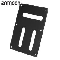 [okoogee]6 Holes 3 Slots Electric Guitar Back Plate Tremolo Spring Cavity Backplate Circuit Wiring Protective Rear Cover