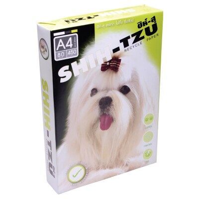 Shih-Tzu กระดาษถ่ายเอกสาร A4 80แกรม ( 1 รีม)