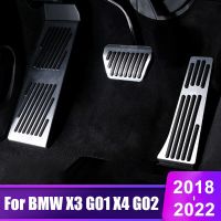 IX3กันลื่นสำหรับรถ BMW X3 G01 X4ที่พักเท้า G08 2018 2019 2020 2021 2022โฟมกรองสารชีวเคมีกันลื่นฝาครอบเหยียบ