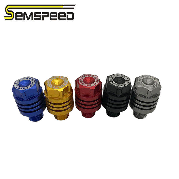 SEMSPEED CNC Engine Oil Pan Drain Plug Screws Nut Bolts For Yamaha