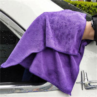 5pcs Microfiber Car Cleaning Cloth Waxing Towel Absorbent Sanding 35*35 cm Car wash Thick Cloth Blue Purple Brown Cleaning Tools