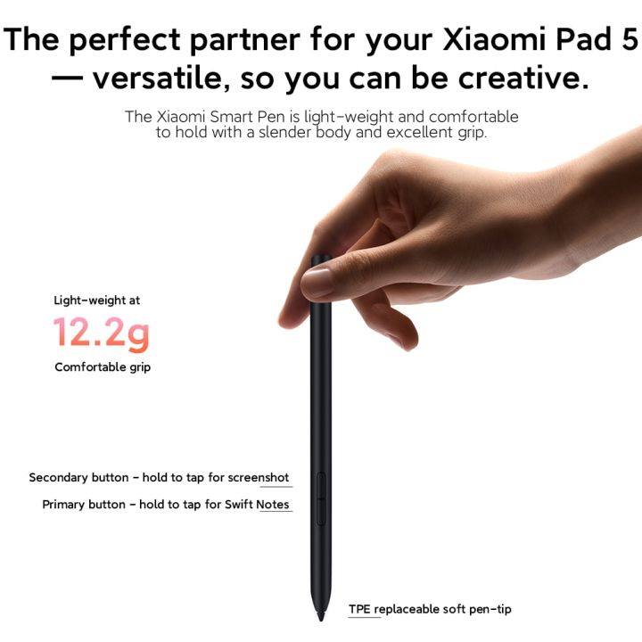 ปากกาสไตลัสดั้งเดิมปากกาอัจฉริยะหน้าจอสัมผัสสำหรับ-mi-pad-5-5-tablet-pro-ดินสอวาดเขียนแม่เหล็กหนาแบบบาง