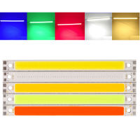 ไฟบาร์แถบ LED COB DC12V 120*10มม. 10W สีขาวโทนแดงอบอุ่นสีน้ำเงินเขียวสำหรับโคมไฟสไตล์วินเทจรถบ้าน DIY