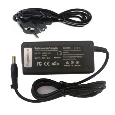 Laptop AC Adapter Charger 9.5V 2.5A For Asus Eee PC 700 701 SDX 900 2G 4G surf 8G Netbook Mini Notebook Power With AC Cable