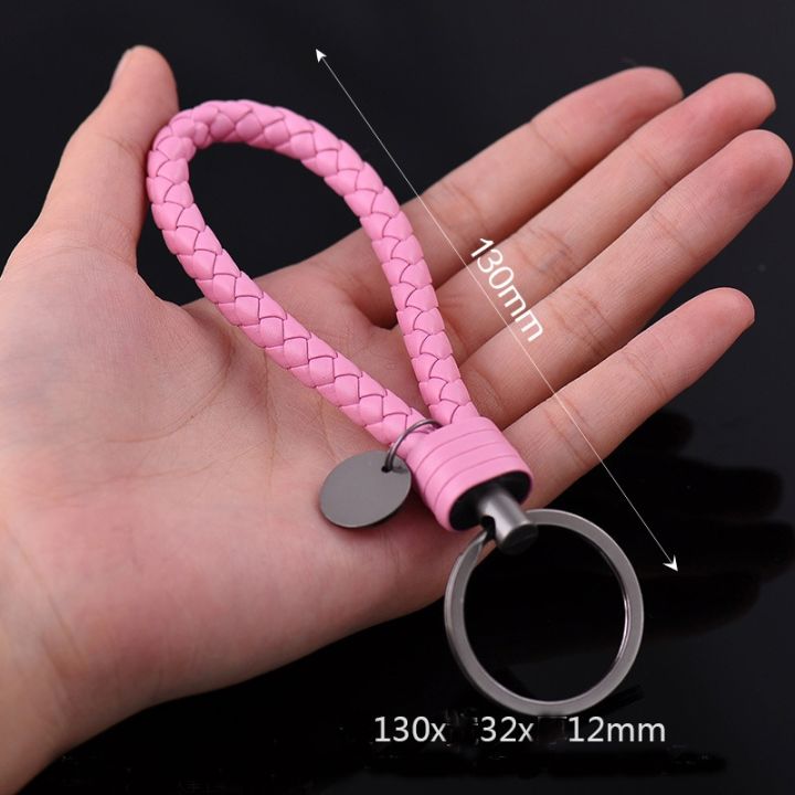yf-new-tungsten-braided-rope-keychain-leather-chain-pendant-small-jewelry