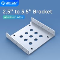 ORICO Aluminum 2.5 to 3.5 Hard Disk Drive Mounting Bracket Kit HDD SSD SATA Bay Converter (3.5 to 1x2.5 Black)