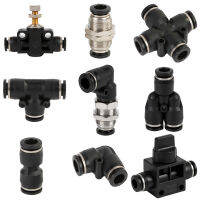 PNEUMATIC FITTING ท่อ BULKHEAD Air Quick Coupling Release น้ำ PUSH In ท่อ 4 มม.6 มม.8 มม.10 มม.12 มม.ข้อต่อพลาสติก-dlfkqiidlaslkf