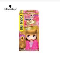 Schwarzkopf Freshlight Milky Color HONEY GOLD ครีมเปลี่ยนสีผม สีบลอนด์ทองสว่าง 1 กล่อง