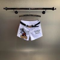 COD jfdss White High Waist Diamond Studded Cartoon Denim Shorts Female 68119