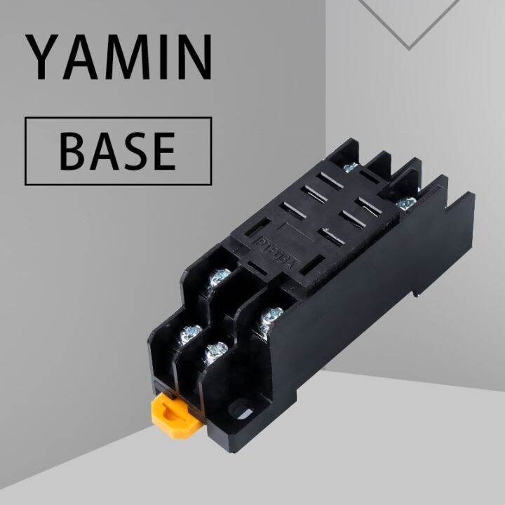 P58 8 Pin Terminal Relay Socket Base Black For Ptf08a Ptf08aE Power