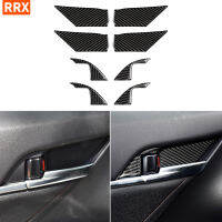 For Toyota Camry XV70 8th LE XLE V6 GA-K 2018-up Accessories Door Bowl Lock Handle Panel Cover Carbon Modified Interior Sticker