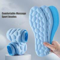 【hot sale】○◘ D18 New 4D Massage Shock-absorbing Insoles Men Women Breathable Sports Sweat-absorbing High-elasticity Insole