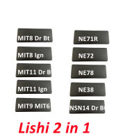 2 In 1 Lishi เครื่องมือ NE72 MIT8 MIT11 Lishi 2in1 NSN14 NE38 MIT9 Dr Bt Ign จุดระเบิดช่างทำกุญแจเครื่องมือ