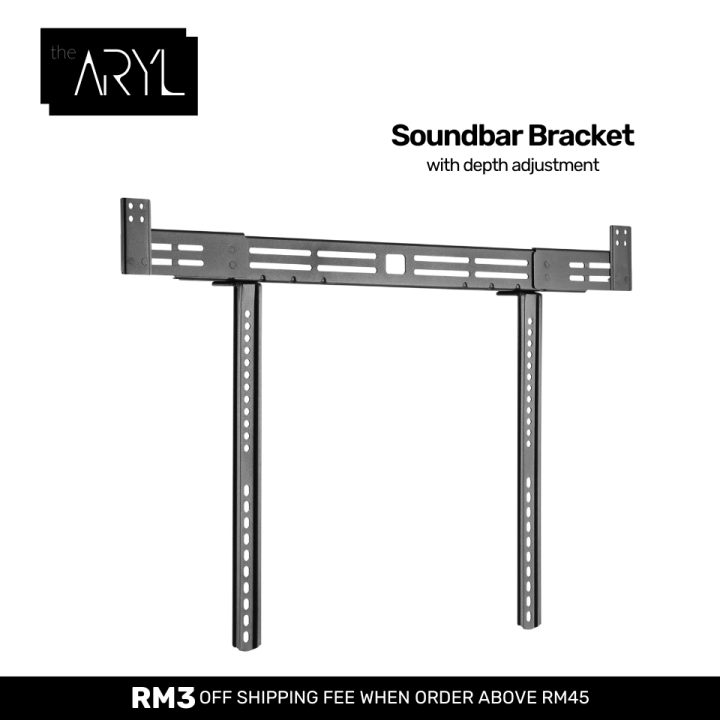 the Aryl™ TVAttached Soundbar Bracket with Depth Adjustment Lazada