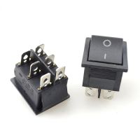 Self Reset Toggle Switch 2Positions 6 Feet Power Boat Rocker Switch Panel 31x25mm KCD4 15A 250V 20A 125V