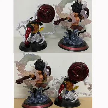 GK One Piece 26CM Anime Figure Wano Gear 4 Luffy 2 Head Pieces Statue  Figures Collectible Model Decoration Toy Christmas Gift