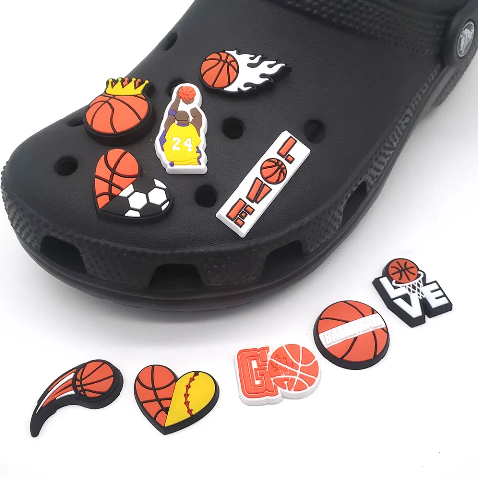 basketball croc pins