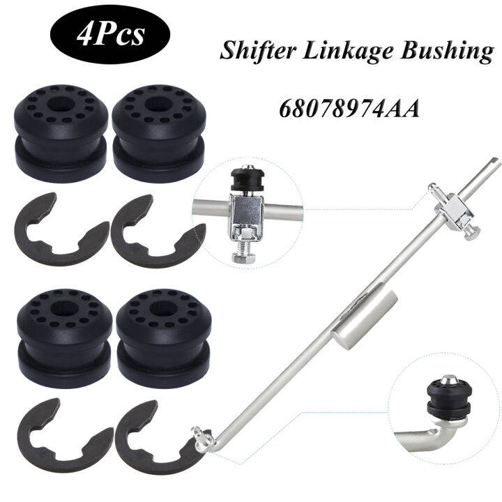 4Pc Transfer Case Shifter Linkage Control Lever Bushing Grommet For