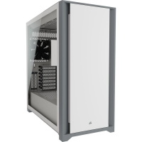 CORSAIR เคสคอมพิวเตอร์ 5000D Tempered Glass Mid-Tower ATX PC Case, White(CC-9011209-WW) ประกัน2Y