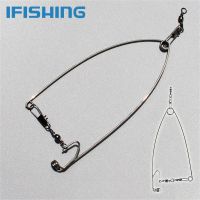 【LZ】✵  Automatic Fishing Artifact Stainless Steel Hook Trigger Spring Hook Fishing Accessories Universal Full Speed Fishing Supplies