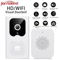 ● Wireless HD Night Visual Audio Doorbell With Camera WIFI Voice Intercom Remote Monitor Anti-theft Dingdong Sound Rechargeable