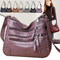 High Quality Womens Soft Leather Shoulder Bags Multi-Layer Classic Crossbody Bag Luxury Designer Handbag and Purse