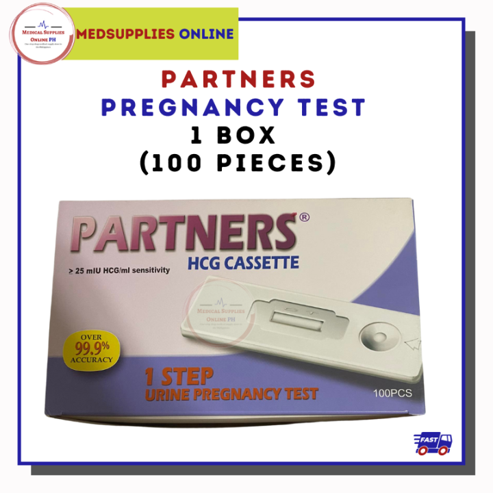 PARTNERS PREGNANCY TEST KIT ORIGINAL 99% ACCURACY WITH GMP ISO ...