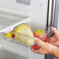 Plastic Clear Fridge Box Slide Under Shelf Drawer Organizer Transparent Refrigerator Kitchen Fruit Food Storage Container Shelf