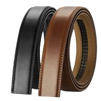 Men Belt Genuine Leather Belts Without Buckle Black Brown Mens Belts Without Buckle Cowskin  Luxury Belt  Cinturones Para Mujer Belts