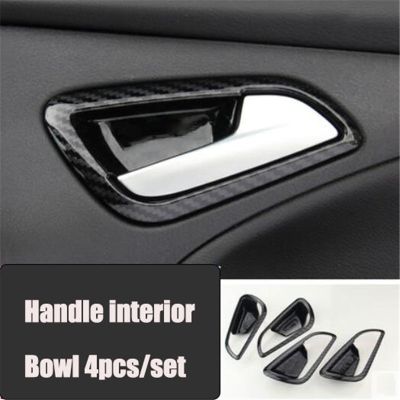 ℡☫ Car Styling Accessories Interior Handle Bowl trim Decorative Sticker Trim Case For Ford Focus 3 4 mk3 Sedan Hatchback 2012-2020
