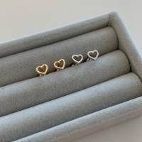 A.piece จิวเงินแท้ จิวหู [all silver 925] heart piercing (ราคา/คู่)