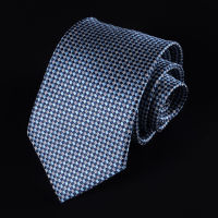 100 Silk Mens Tie 8cm Business Blue Professional Leisure Wedding Groom Neckwear Necktie Formal Gravata Dot Tie Fathers Gift