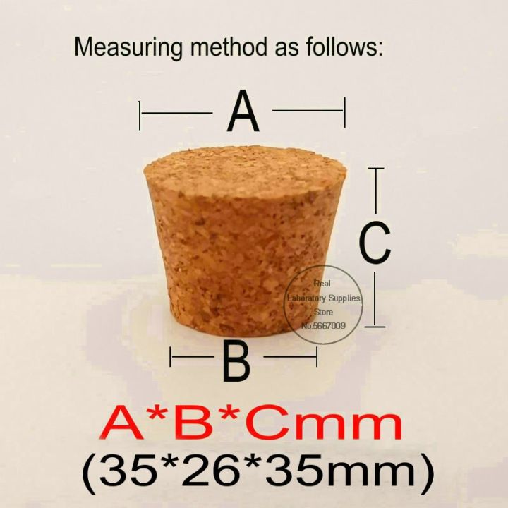 cod-bkd8umn-ปลั๊กอุดชาสวนในขวดแก้วหลอดทดลองไม้แล็บขนาด35-26-35มม-สำหรับทดลองในโรงเรียนหรือในครัวเรือน