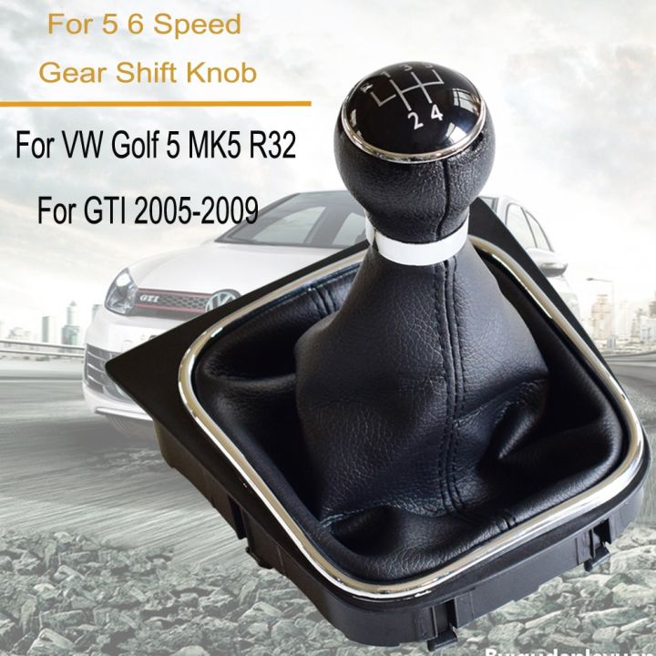 หัวเกียร์เกียร์ความเร็วสูงสำหรับรถ5-6กรอบมือจับสำหรับ-vw-บูตใส่เล่นกอล์ฟ5-mk5-2005-2010อุปกรณ์เสริมรถยนต์